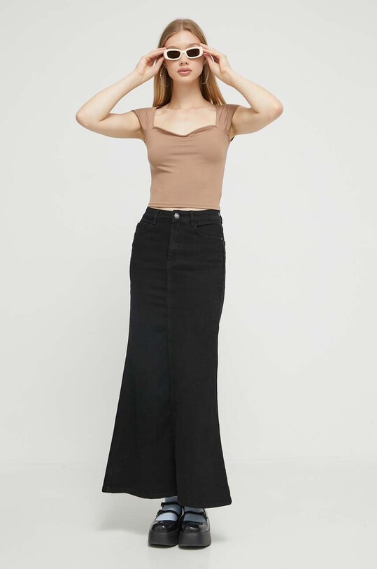 Μπλουζάκι Hollister Co. KI339.3319.400 μπεζ AW23