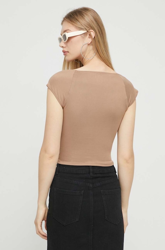 Ρούχα Μπλουζάκι Hollister Co. KI339.3319.400 μπεζ