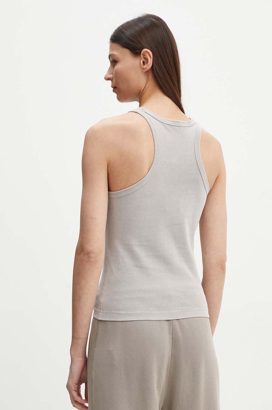 Ρούχα Βαμβακερό τοπ Samsoe Samsoe F23300037 γκρί