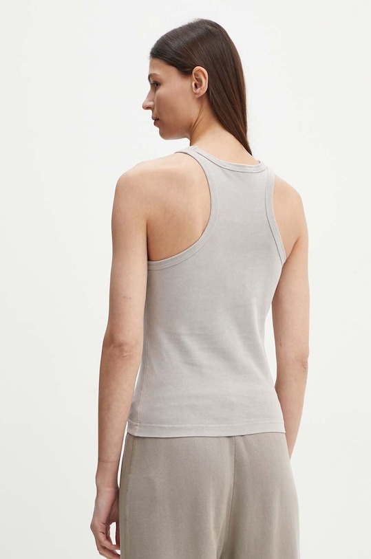 Ρούχα Βαμβακερό τοπ Samsoe Samsoe F23300037 γκρί