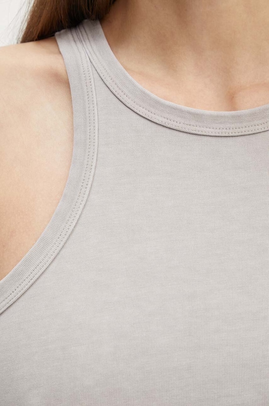 Βαμβακερό τοπ Samsoe Samsoe F23300037 γκρί