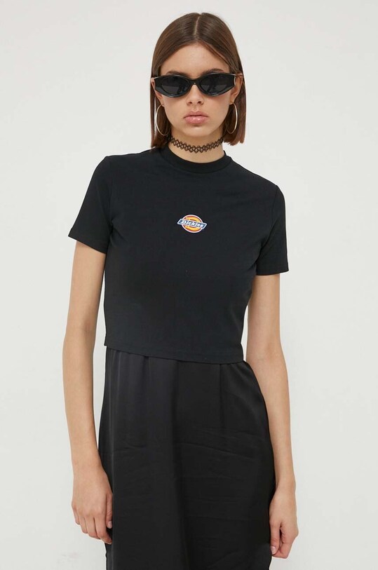 Футболка Dickies slim чёрный DK0A4XPOBLK1