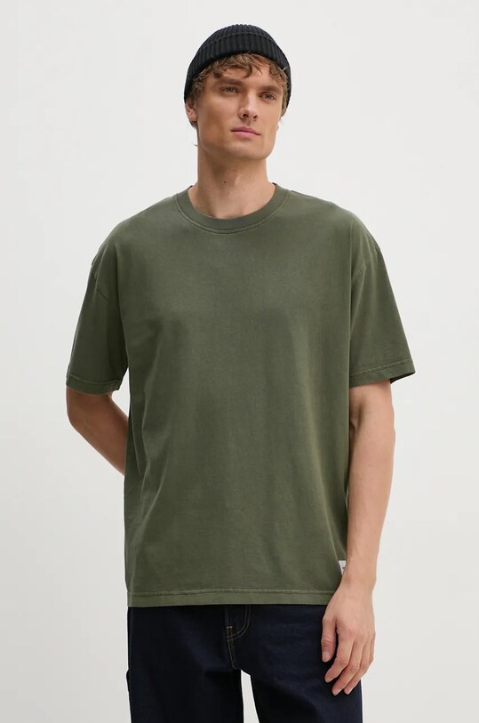 Samsoe Samsoe tricou din bumbac verde M22300090