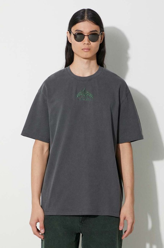 Samsoe Samsoe t-shirt bawełniany M23300068 szary AW23