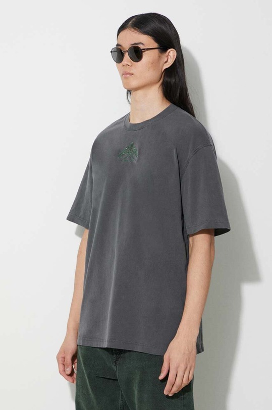 Samsoe Samsoe t-shirt bawełniany M23300068 szary