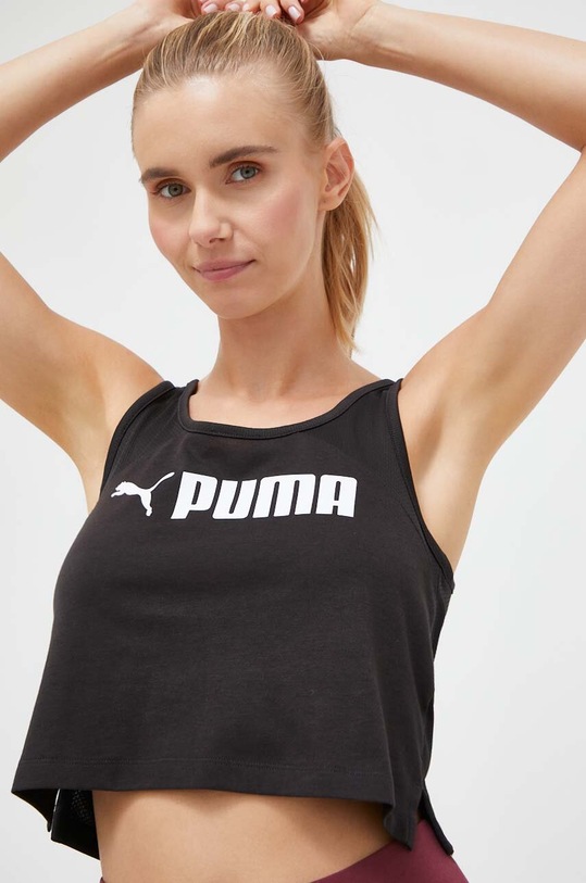 Puma top de antrenament negru 523842
