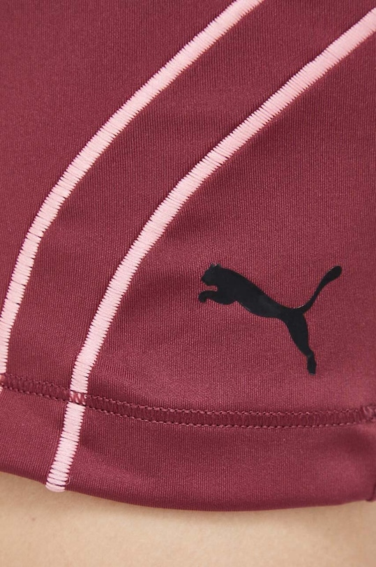 Puma top de yoga Studio Ultrabare 524175 burgundia