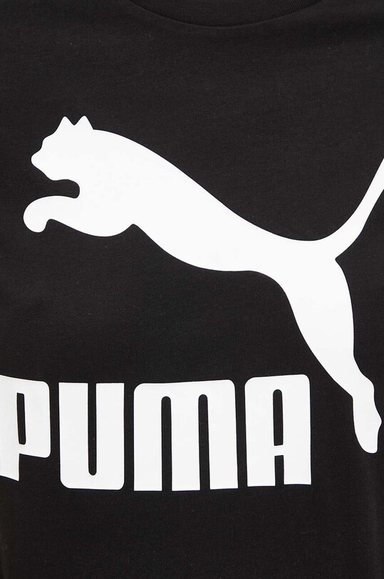 Puma pamut póló 530076 fekete