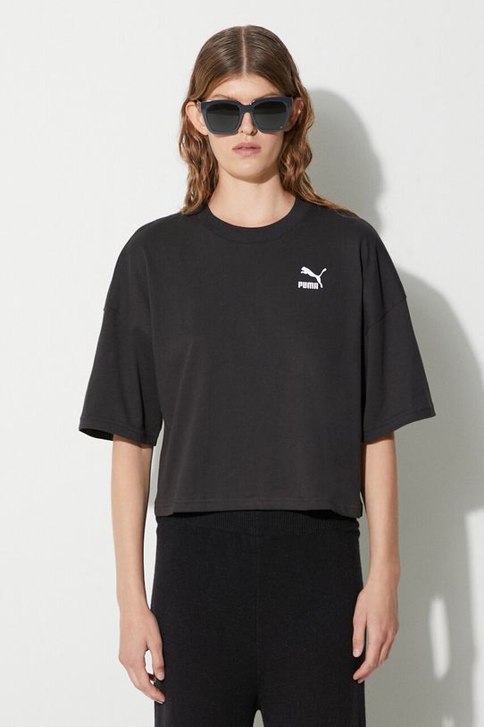 Βαμβακερό μπλουζάκι Puma