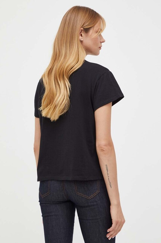 Odjeća Pamučna majica Twinset 232TP2381 crna