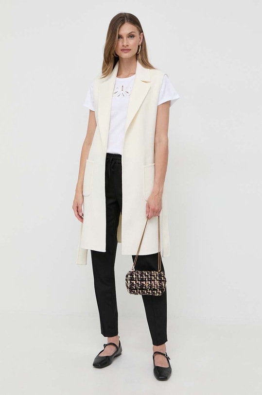Bavlněné tričko Twinset 232TP2770 bílá AW23