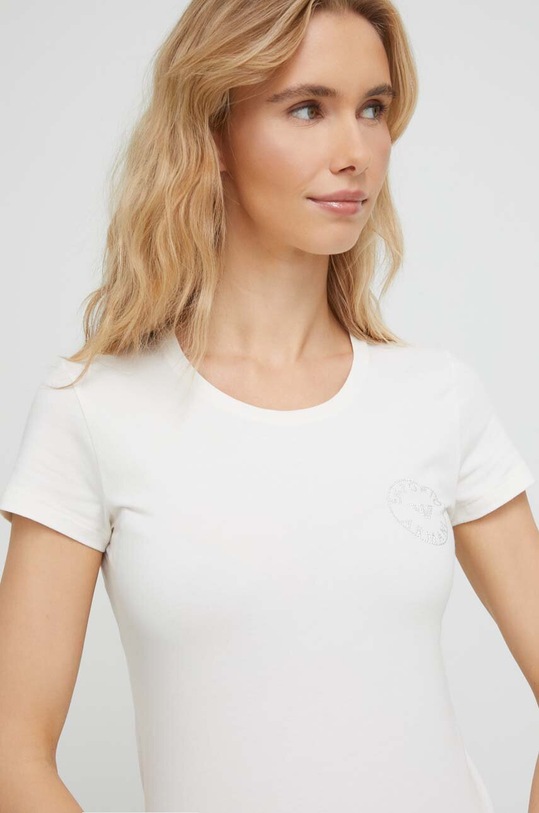 Odzież Emporio Armani Underwear t-shirt lounge 163139.3F223 beżowy