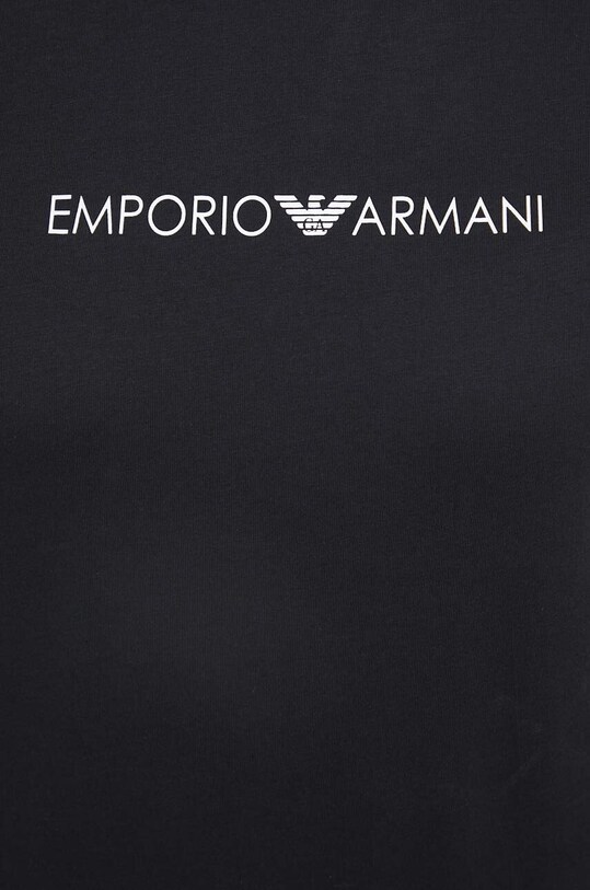 Pamučna homewear majica kratkih rukava Emporio Armani Underwear crna 164720.3F227