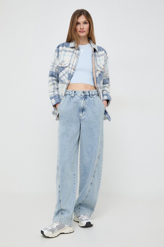Топ Guess W3BZ15.Z37K0 блакитний AW23