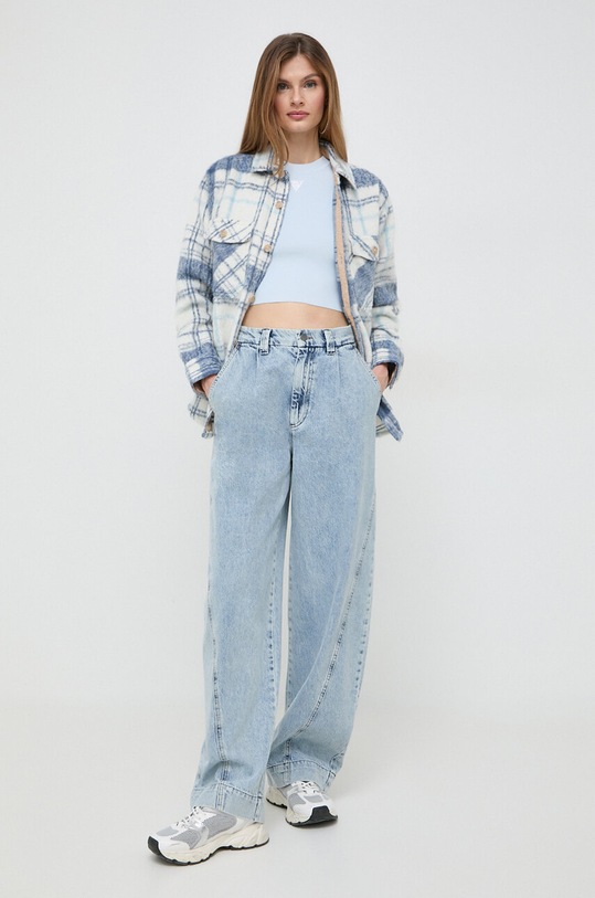 Guess top ALEXIA W3BZ15.Z37K0 niebieski AW23