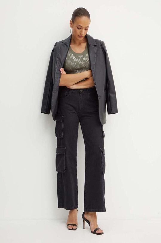 Guess t-shirt W3BI53.J1314 zielony AW24