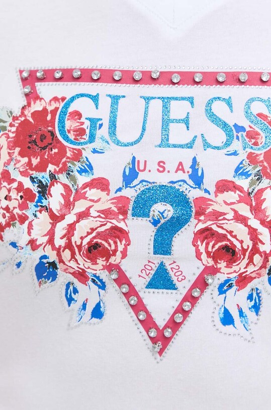 Guess t-shirt W3BI56.J1314 biały