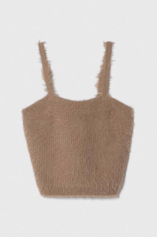 Top Guess slim hnědá W3BR72.Z3BH0