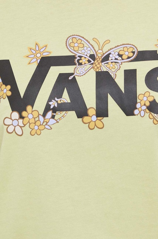 Bavlněné tričko Vans VN000ACBBYY1 zelená