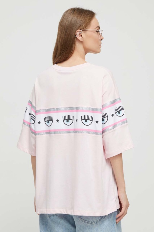 Ρούχα Βαμβακερό μπλουζάκι Chiara Ferragni 75CBHF01 ροζ