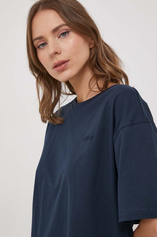 Pepe Jeans t-shirt bawełniany granatowy PL505662.594