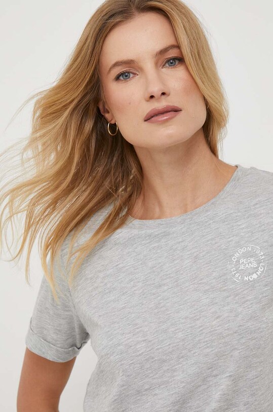 Pepe Jeans t-shirt Chantal szary PL505674.933