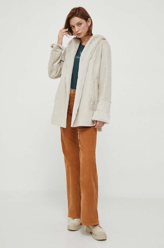 Pepe Jeans tricou din bumbac VIVIAN PL505706.692 verde AW23