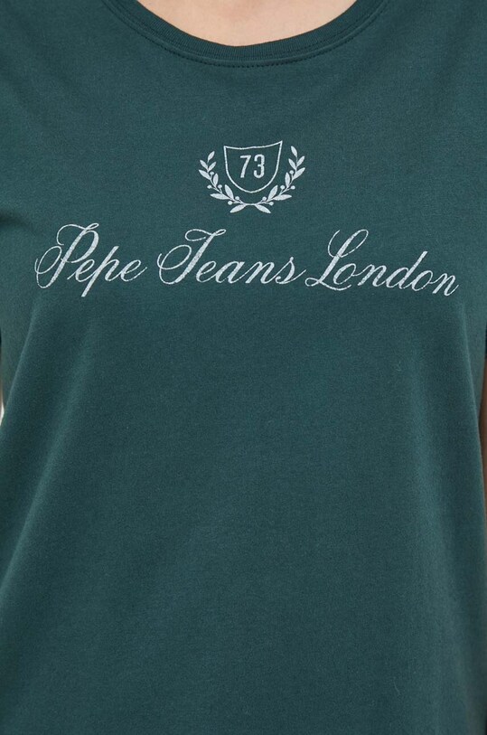 Pepe Jeans tricou din bumbac VIVIAN PL505706.692 verde