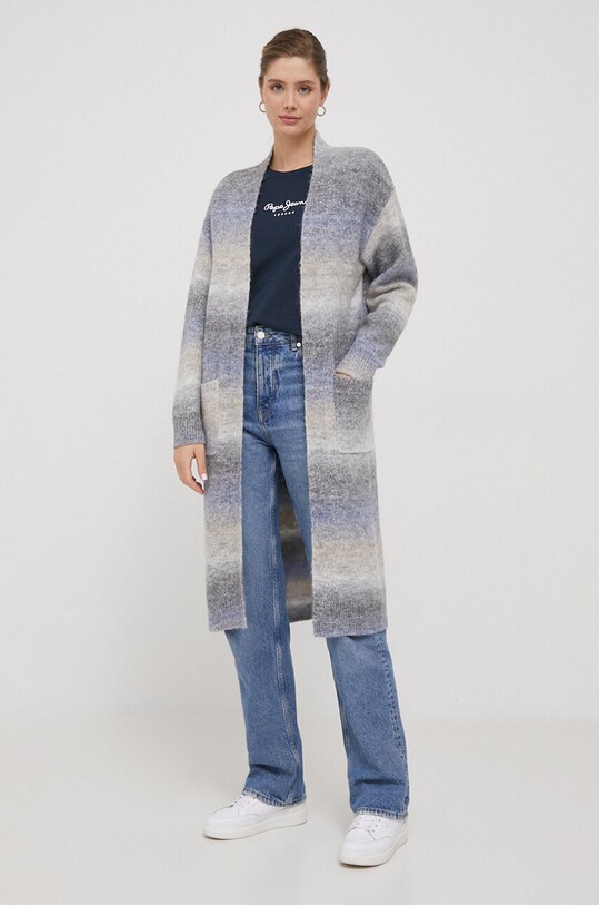 Бавовняна футболка Pepe Jeans Wendys PL505710.594 темно-синій AW23