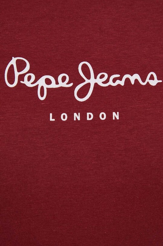 Tričko Pepe Jeans PL505202.299 burgundské