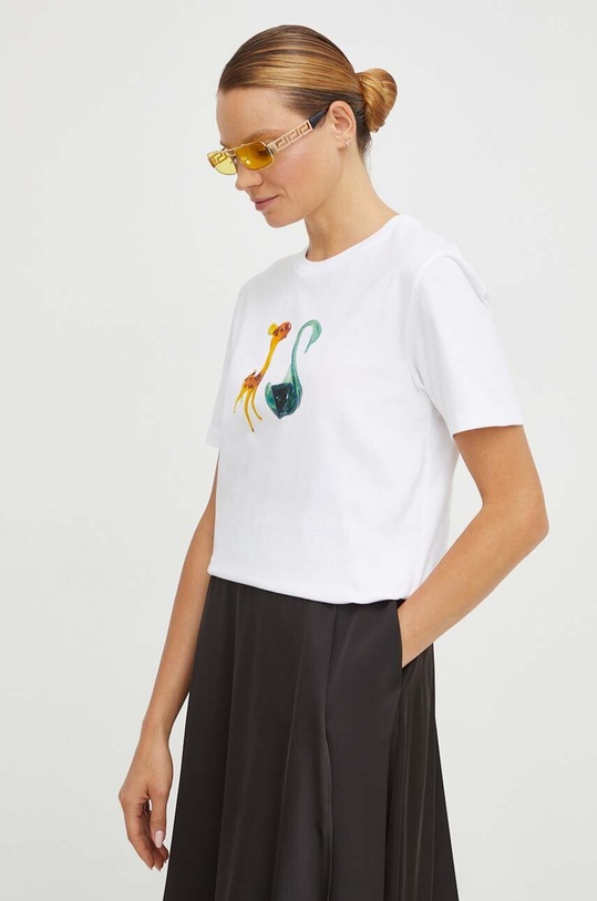 PS Paul Smith t-shirt bawełniany biały W2R.232V.LP4124