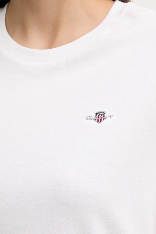 Хлопковая футболка Gant 4200200 белый