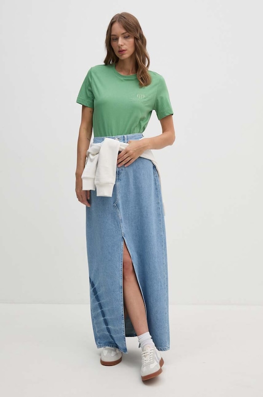 Gant tricou din bumbac 4200262 verde NC24