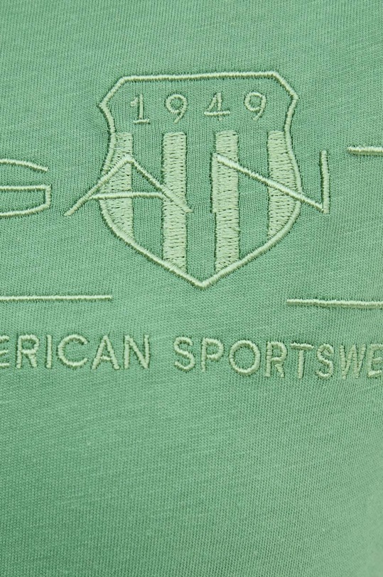 Бавовняна футболка Gant 4200262 зелений