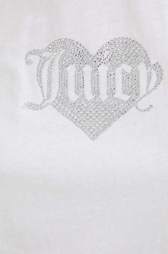 Bavlnené tričko Juicy Couture JCMCT223256.117 biela