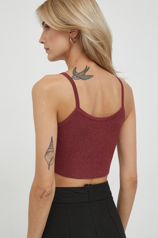 Oblečenie Top United Colors of Benetton 1MEBDH00J.7G2 burgundské