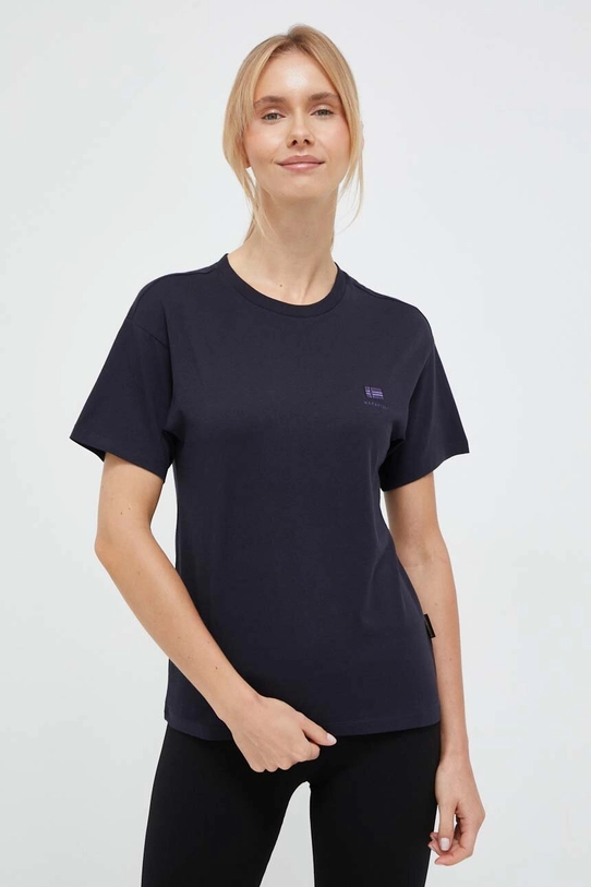 Napapijri tricou din bumbac bleumarin NP0A4H871761