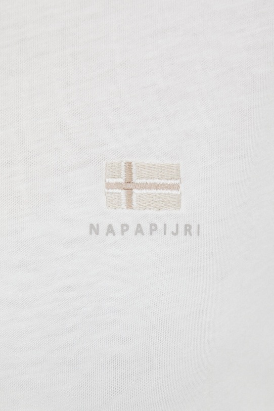Napapijri pamut póló NP0A4H87N1A1 bézs