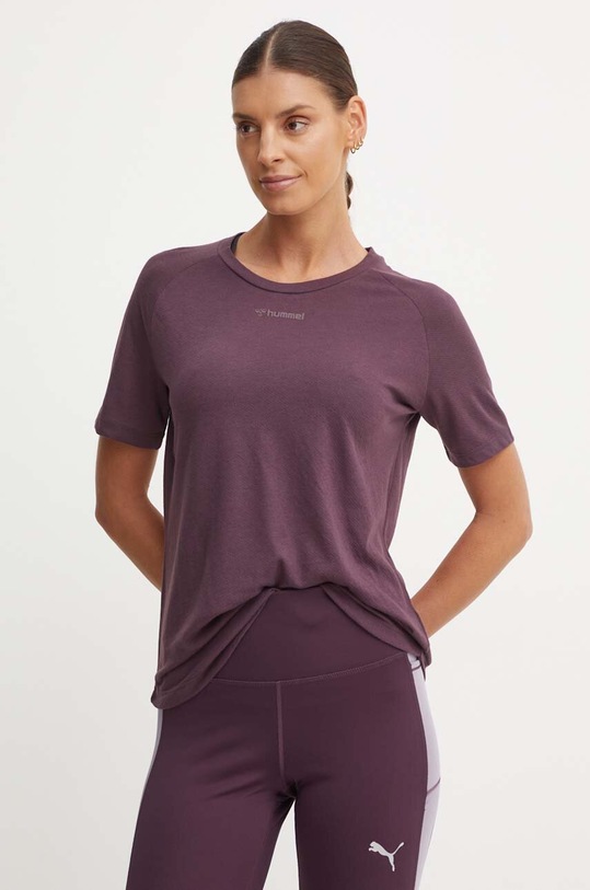 Hummel tricou de antrenament Vanja uni violet 214243