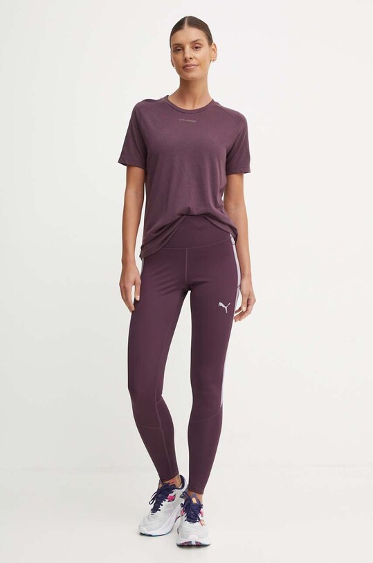 Hummel t-shirt treningowy Vanja 214243 fioletowy AW24