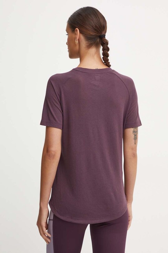 Odzież Hummel t-shirt treningowy Vanja 214243 fioletowy