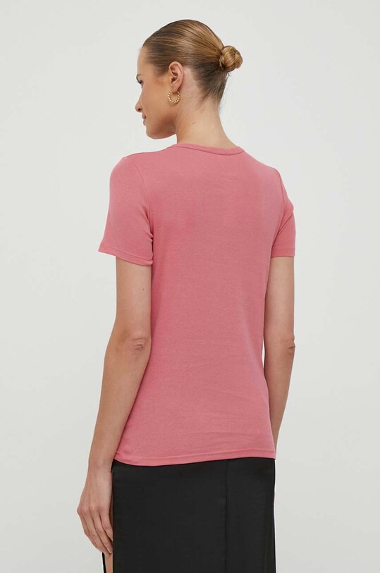 Odzież United Colors of Benetton t-shirt bawełniany 3GA2E16A2.11F różowy