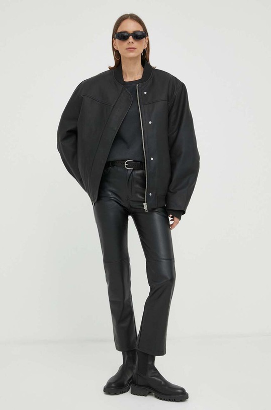 Bavlnené tričko American Vintage T-SHIRT DROIT MC COL ROND sivá FIZ02AH23