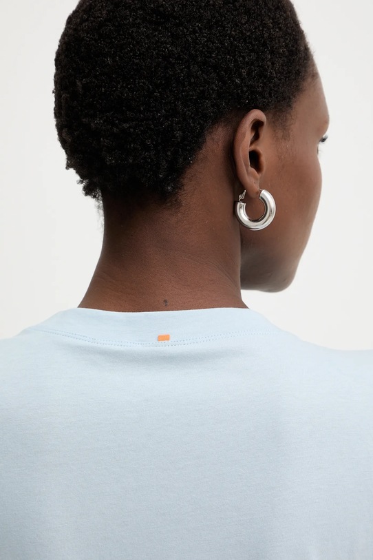 BOSS Orange tricou din bumbac BOSS ORANGE 50501139 albastru