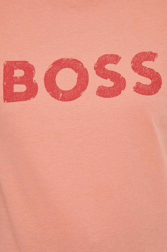 BOSS Orange tricou din bumbac BOSS ORANGE portocaliu 50501139