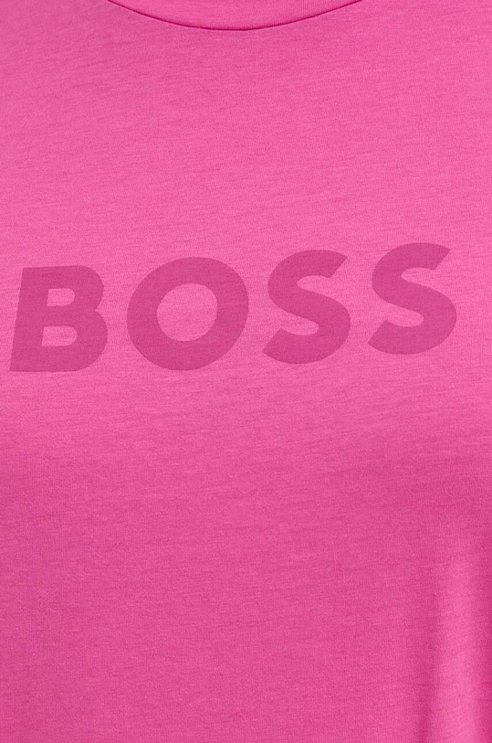 Бавовняна футболка Boss Orange BOSS ORANGE 50501139 фіолетовий