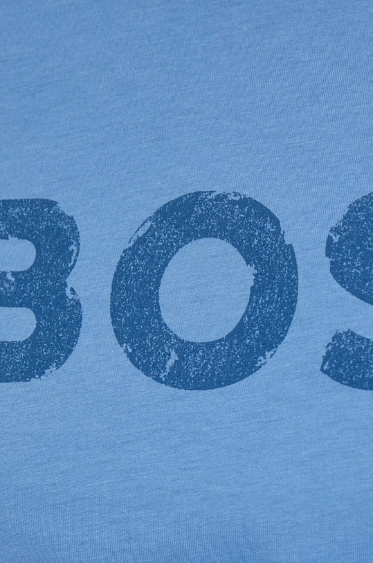BOSS Orange t-shirt bawełniany BOSS ORANGE niebieski 50501139