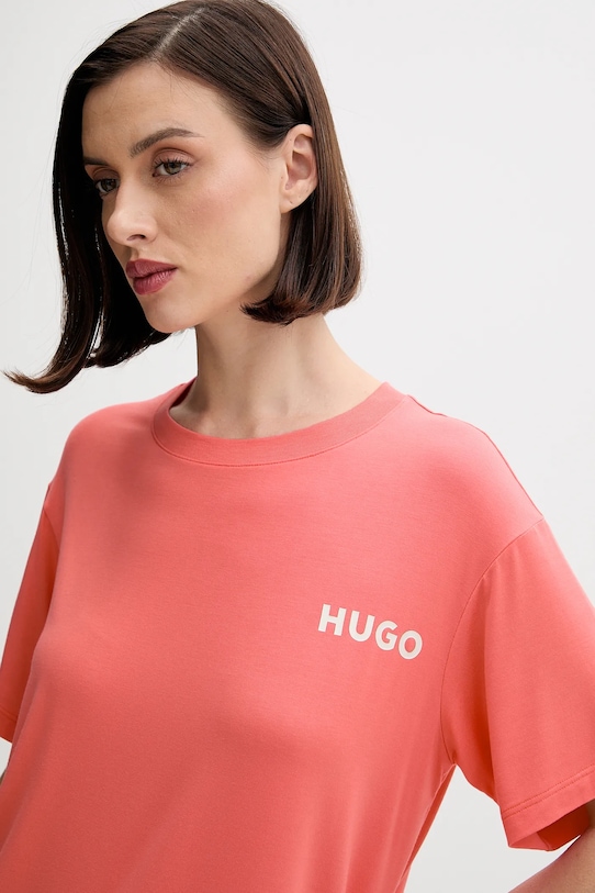 HUGO t-shirt lounge pomarańczowy 50490707
