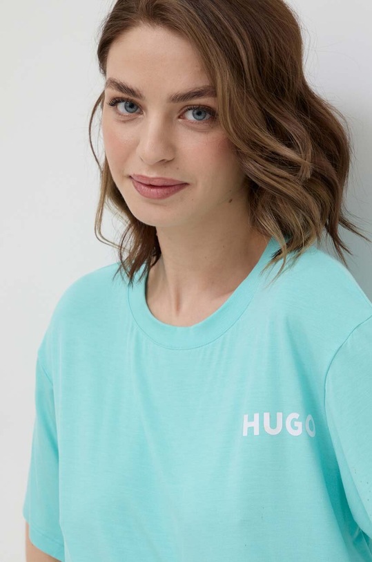 HUGO t-shirt lounge niebieski 50490707