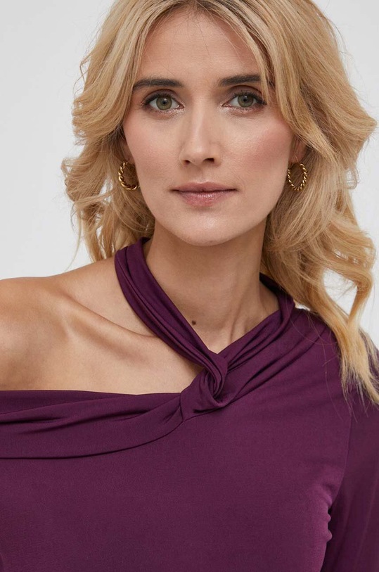 Блузка Sisley фіолетовий 34KBL103P.2P4